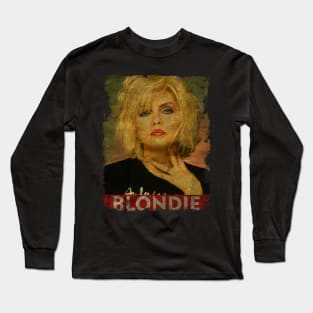 TEXTURE ART-Blondie - RETRO STYLE 3 Long Sleeve T-Shirt